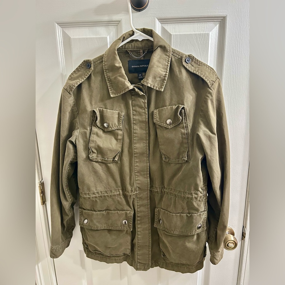 Banana Republic Women’s Banana Republic Army Green Utility Jacket, Size XS